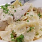 Easy Pasta Recipe – Best Homemade Creamy Garlic Parmesan Chicken Pasta – Dinner – Lunch – Quick – Simple