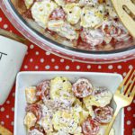 Easy Pasta Salad – Best Homemade Bacon Cheddar Ranch Tortellini Pasta Salad Recipe – {Easy} Lunch – Dinner – Snacks – Side Dishes