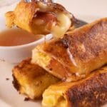 Best French Toast – Homemade Bacon Egg and Cheese French Toast Roll Ups Recipe – {Easy} Breakfast – Snacks – Party Food – Quick – Simple