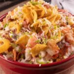 Easy Pasta Salad – Best Homemade Fritos Bacon Ranch Pasta Salad Recipe – {Easy} Lunch – Dinner – Snacks – Side Dishes