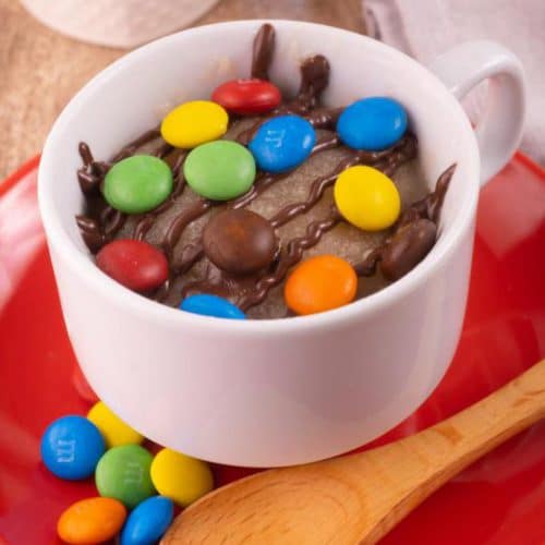 Cookie Mug Cake! BEST M & M Candy Cake In A Mug Recipe – Quick & Easy 2 Minute Microwave Cake Idea – Snacks – Desserts – Treats