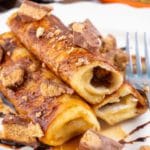 Best French Toast – Homemade Reese's Peanut Butter Cups French Toast Roll Ups Recipe – {Easy} Breakfast – Snacks - Desserts – Party Food – Quick – Simple