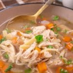 Easy Crockpot Chicken Noodle Soup – Best Homemade Soup Recipe – Slow Cooker Dinner – Comfort Food – Quick – Simple