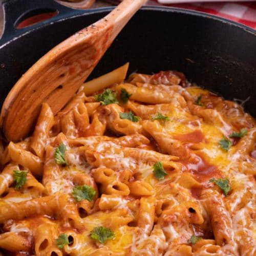 Easy One Pot Chicken Parmesan Pasta Pasta – Best Homemade 1 Pot Pasta Recipe – Dinner – Lunch – Quick – Simple
