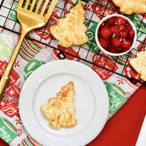 Air Fryer Christmas Tree Hand Pies - BEST Christmas Recipe – {Easy} Holiday Idea – Party Food – Desserts – Snacks - Breakfast