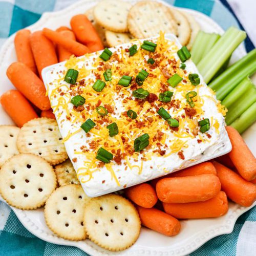 Easy Cheddar Bacon Ranch Dip – Best Homemade Dip Recipe – Appetizers – Snacks – Party Food – Quick – Simple