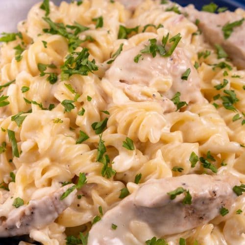 Easy White Cheddar Chicken Pasta – Best Homemade Recipe – Dinner – Lunch – Quick – Simple