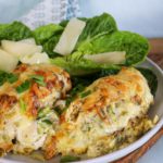 Easy Broccoli Alfredo Stuffed Chicken – Best Homemade Recipe – Dinner – Lunch – Quick – Simple