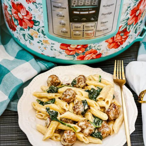 Best Instant Pot Creamy Sausage Pasta Recipe – {EASY} Lunch – Dinner – Party Food