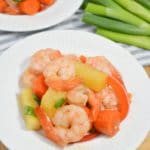 Shrimp And Pineapple Sheet Pan Teriyaki Stir Fry - Easy Seafood Meal Recipe - Dinner - Lunch - Party Food