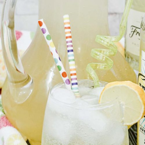 Alcoholic Drinks – BEST Sparkling Lemonade Punch Cocktail Recipe – Easy and Simple Rum Pitcher Alcohol Drink