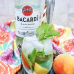 Alcoholic Drinks – BEST Peach Mojito Cocktail Recipe – Easy and Simple Rum Mixed Drink