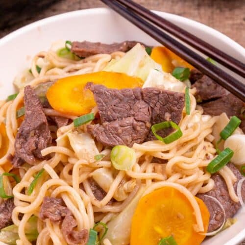 Mongolian Beef Ramen Noodles - Easy Meal Recipe - Dinner - Lunch - Party Food