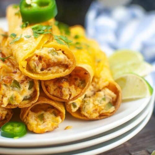 Air Fryer Popper Taquitos Recipe – Best – Chicken Dinner - Appetizers - Lunch – How To Make